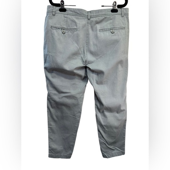 WOOLRICH WOMEN'S SUNDAY RELAXED CHINO PANT CAPRI SAGE GREEN - Picture 7 of 7